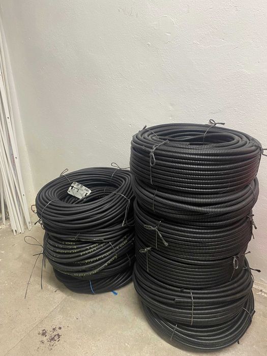 Rura karbowana Peszel dwudzielny, odporny UV 50m WYPRZEDAŻ