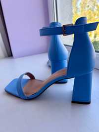 Блакитні літні  (туфлі) босоніжки 42 розмір