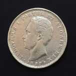 500 réis 1887 - D. Luiz I - prata