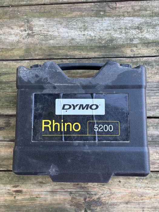 Drukarka do etykiet_DYMO RHINO 5200_kpl_płyta_ładowarka_walizka