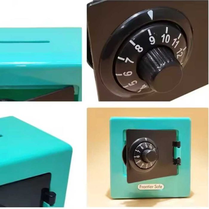 НОВЫЙ Детский Сейф копилка для хранения денег/монет с кодом блокировки