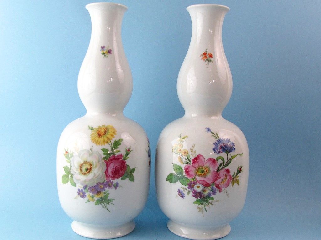 2x ekskluzywny wielki wazon porcelanowy lindner