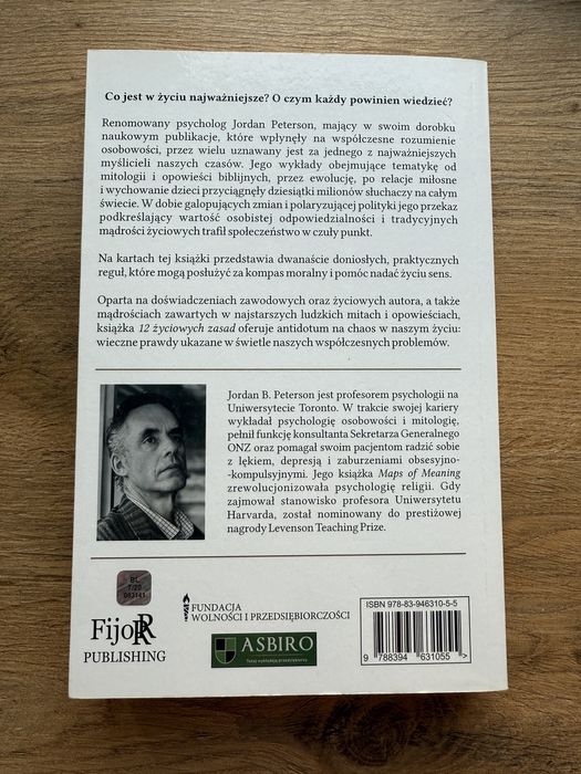 12 życiowych zasad. Jordan Peterson