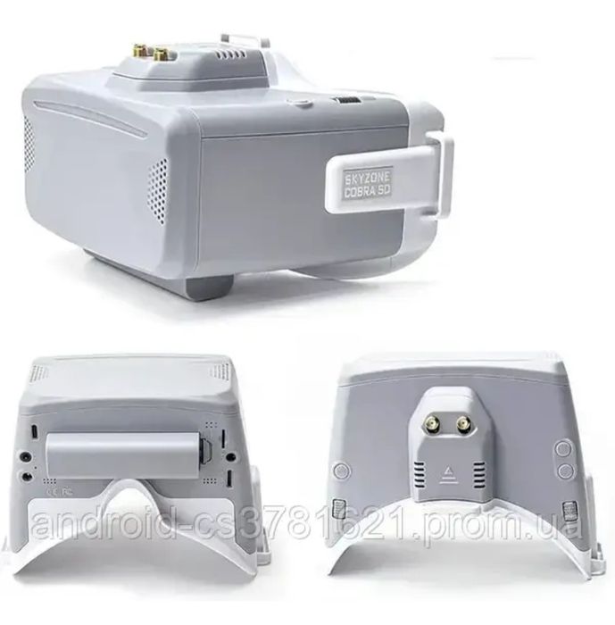 FPV ОЧКИ SKYZONE COBRA SD шолом FPV Grey 5,8 G 800x480