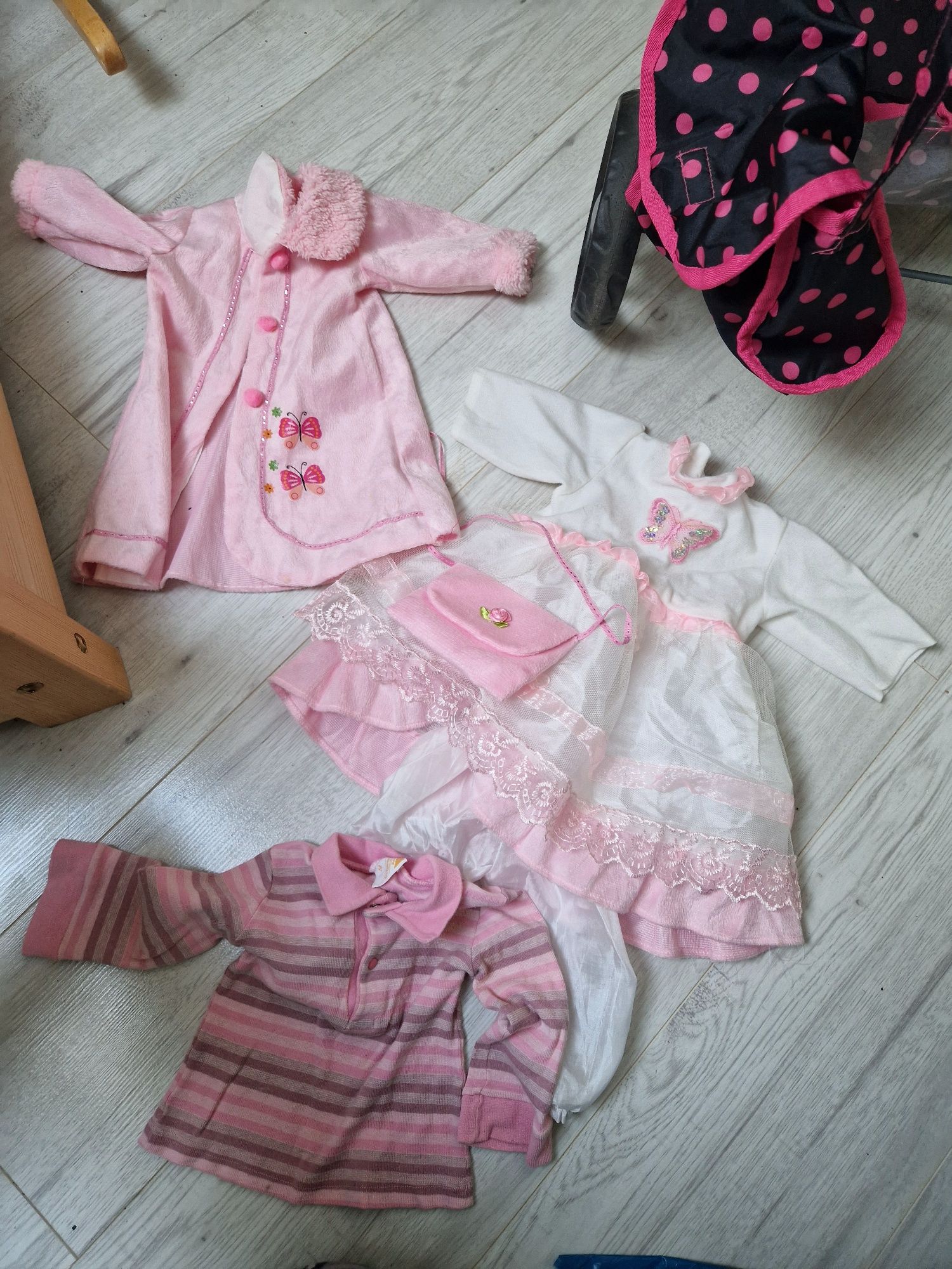 2w1 wózek dla lalki plus , lalka plus ubranka
