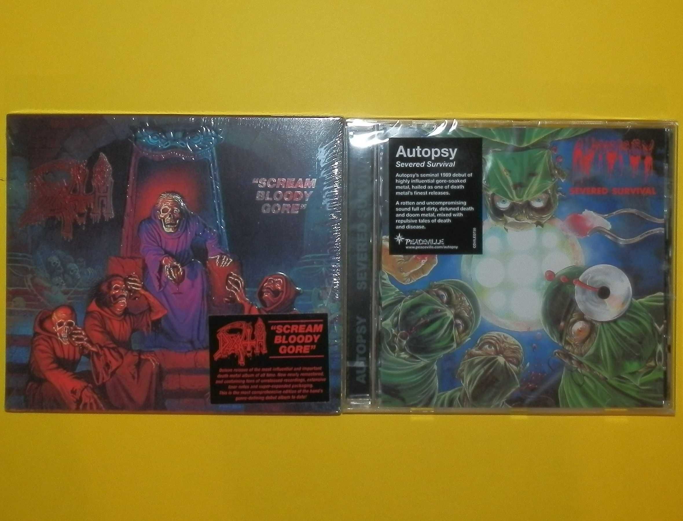 Death: Scream Bloody Gore + Autopsy 3xCD (folia) Obituary Vader Lublin