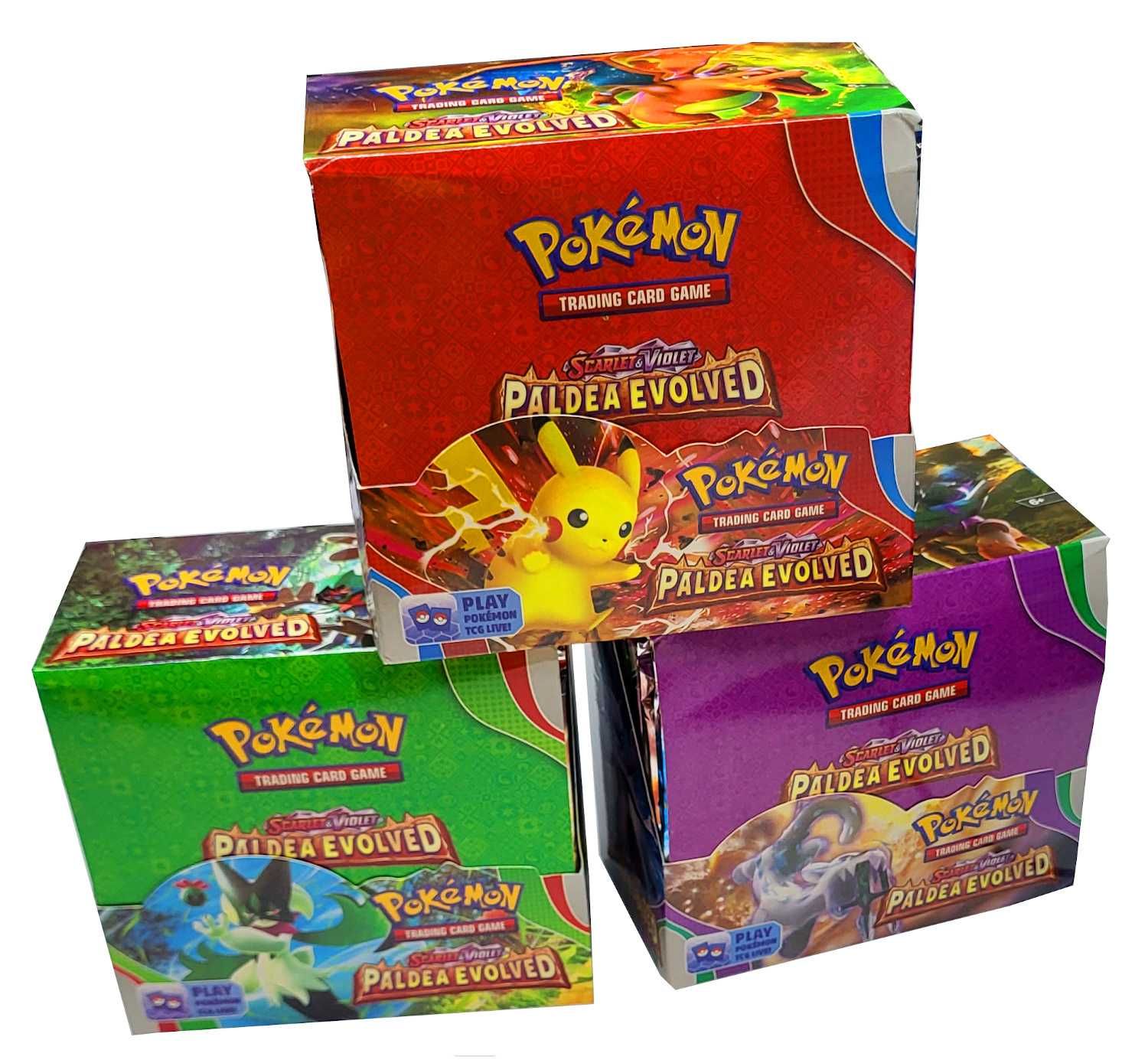 Karty Pokemon kolekcjonerskie MEGA BOX zestaw PALDEA EVOLVED 360 szt