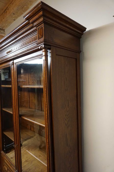 Wysoka Eklektyczna Biblioteka Francuska PO RENOWACJI