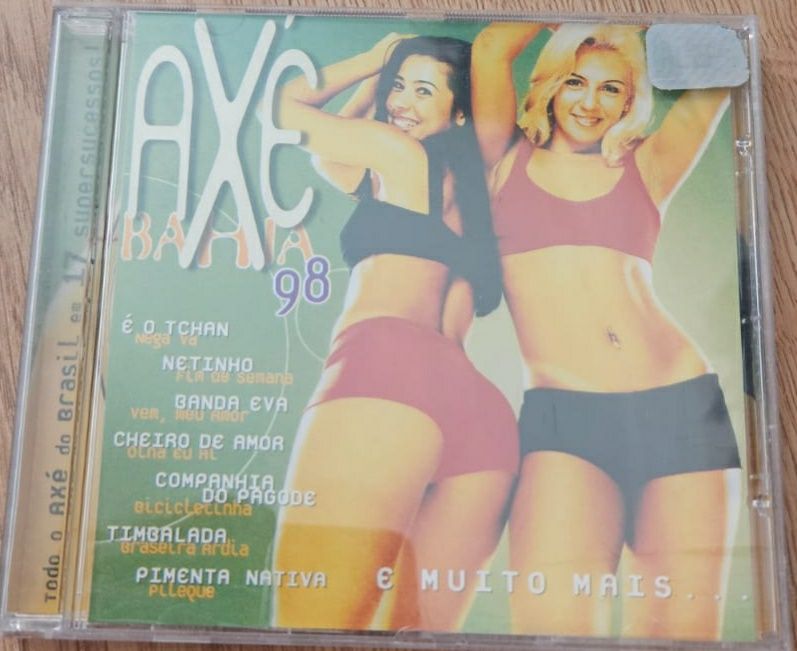 CD Compilação Axe Bahia 98 (Netinho,Banda Eva,É o Tchan,Cheiro de Amor