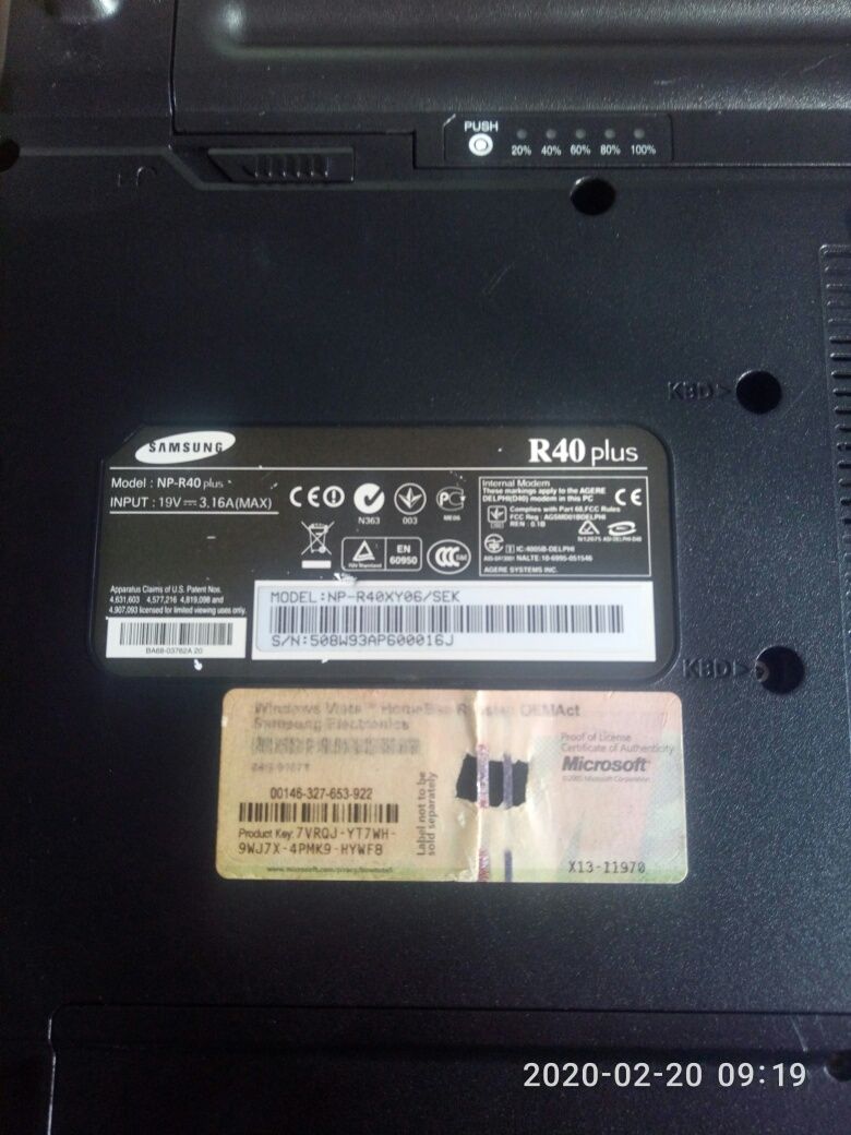 Ноутбук Samsung на SSD диск 120 Gb.