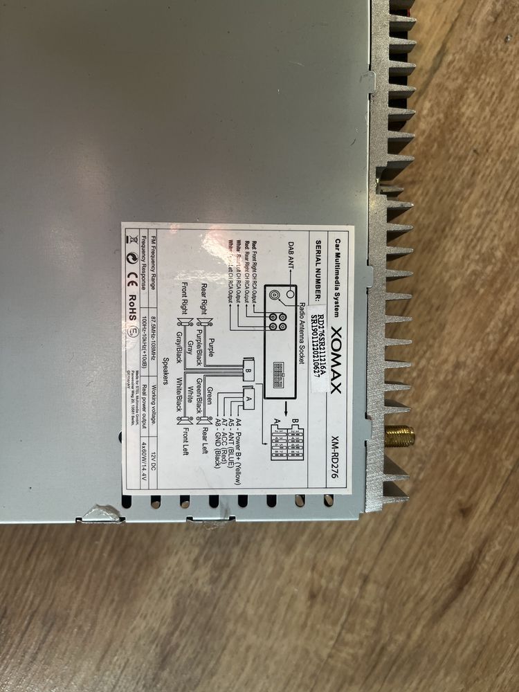 Radio Xomax XM-RD276 bluetooth 1din