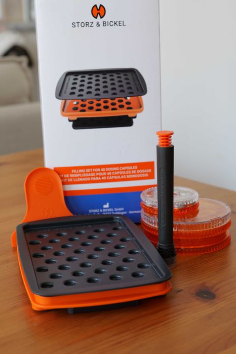 Storz & Bickel – Filling Set para 40 cápsulas (NOVO, sem uso)