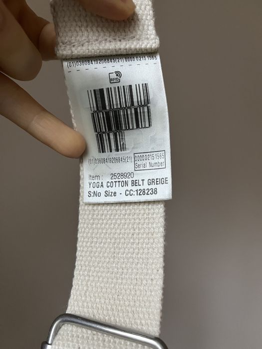 Pasek do jogi bawełna. Cotton yoga belt strap