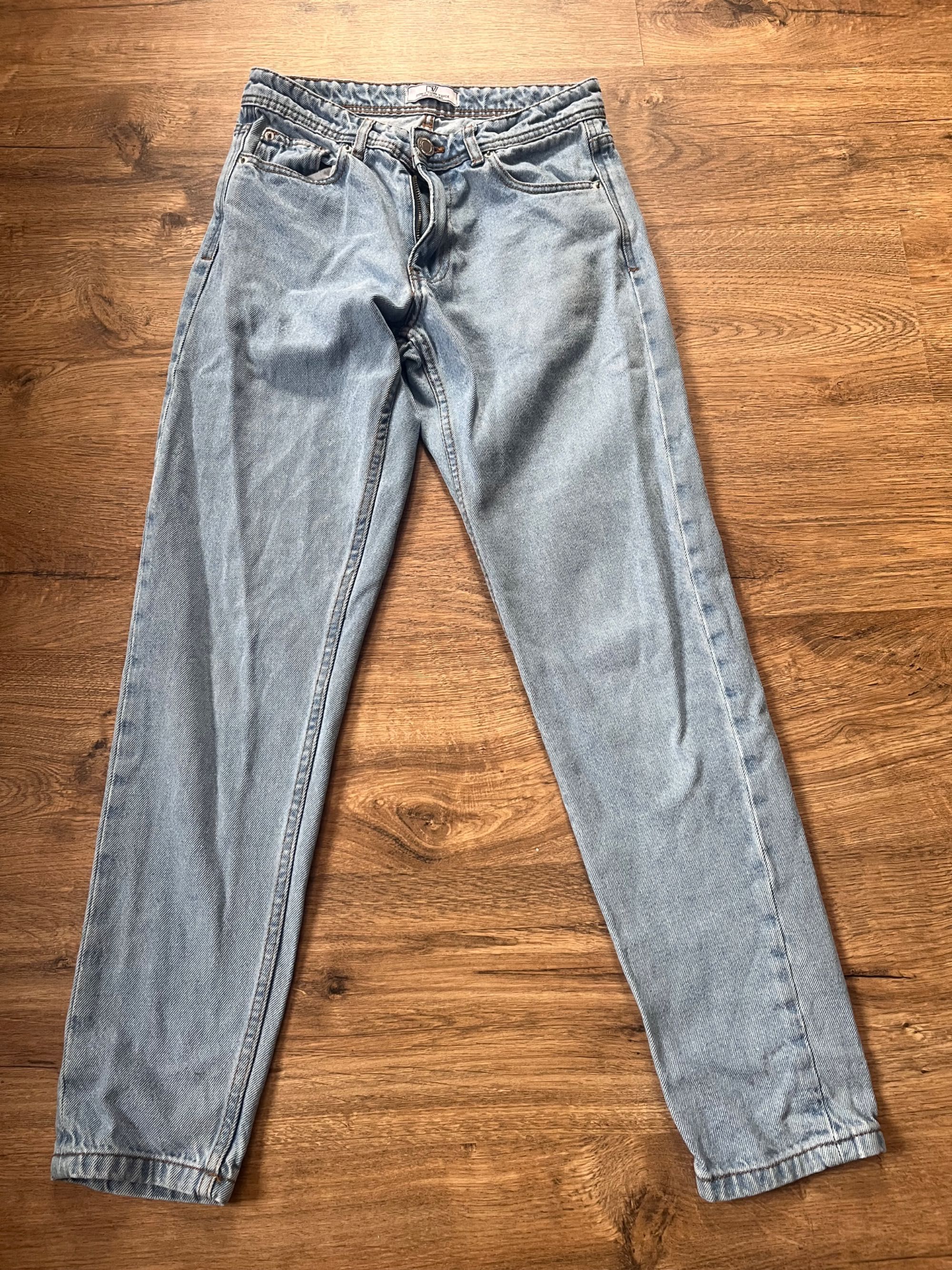 Spodnie mom fit 100% bawełna