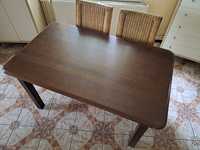 Stół do jadalni dębowy drewniany 85cm x 140cm