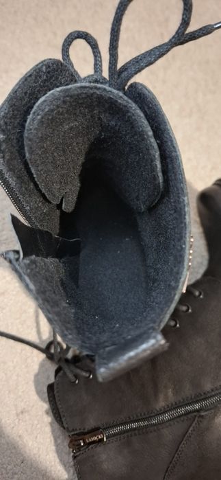 Czarne botki trzewiki obcas damskie lasocki Sosna 03 CCC 36 fashion