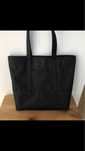 Wodoodporna czarna torba z kordury shopper xxl shopperka