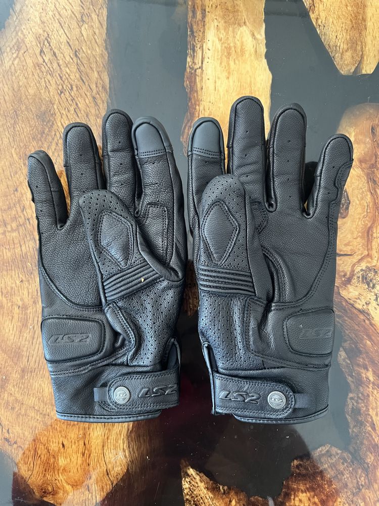 Luvas de mota em pele couro LS2 Duster