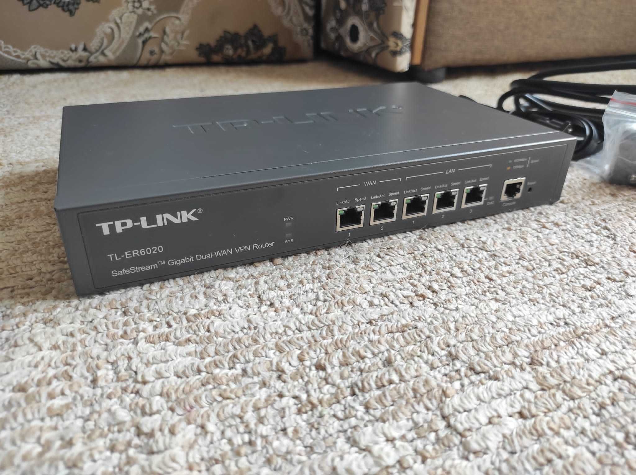 Роутер TP-LINK TL-ER6020 v1 Dual WAN VPN