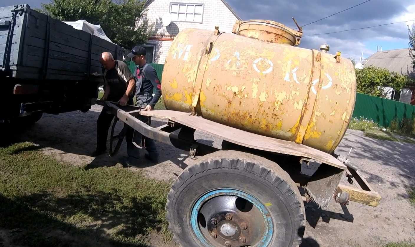 Бочка для молока з краном всередині алюмінієва цестерна, м. Пирятин