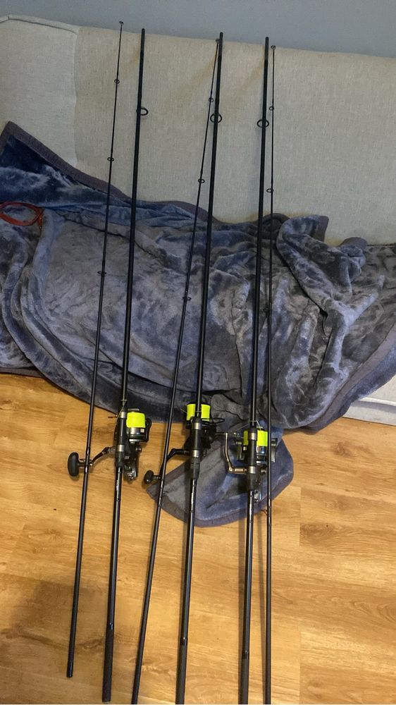 Wedki karpiowe chub 12ft 2.75 lb 2 szt bez kołowrotków