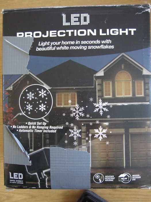 Projektor świąteczny led