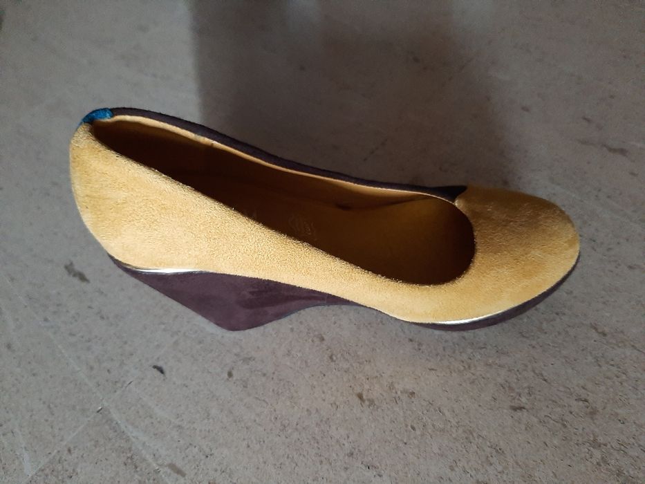 Sapatos moow camurça, 38 - novos