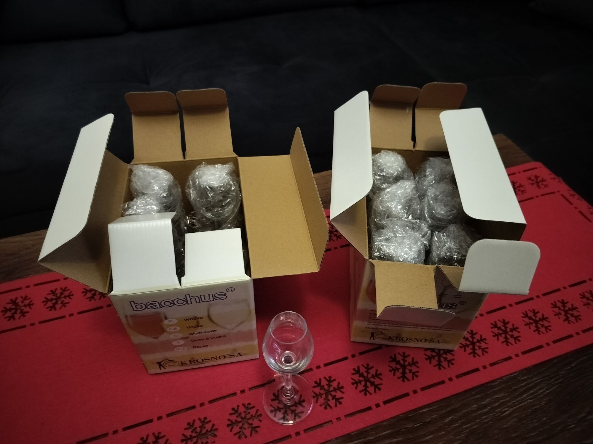 Kieliszki do wódki likieru 60 ml Nowe Bacchus Krosno