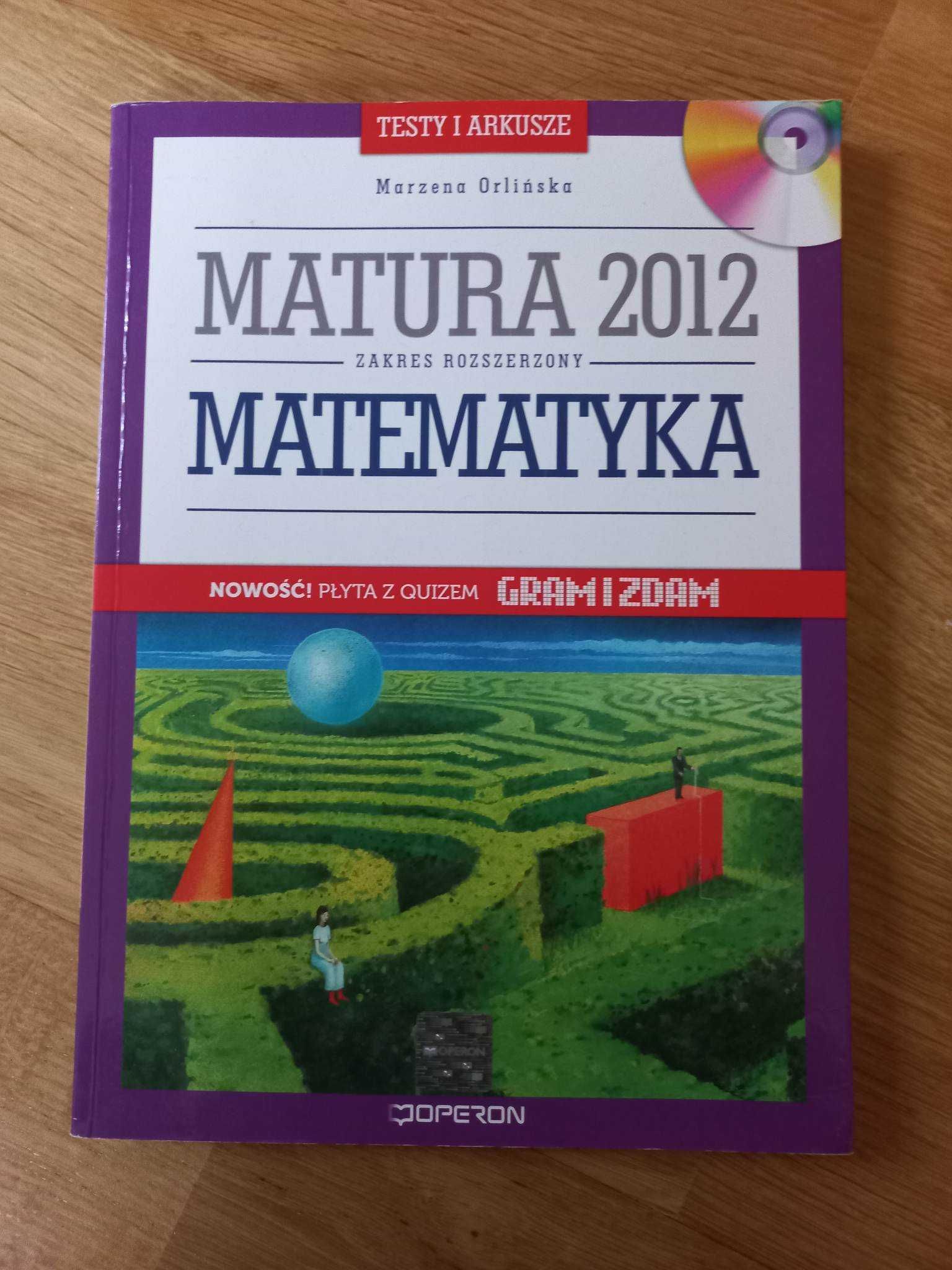 Testy i arkusze operon matura matematyka + płyta