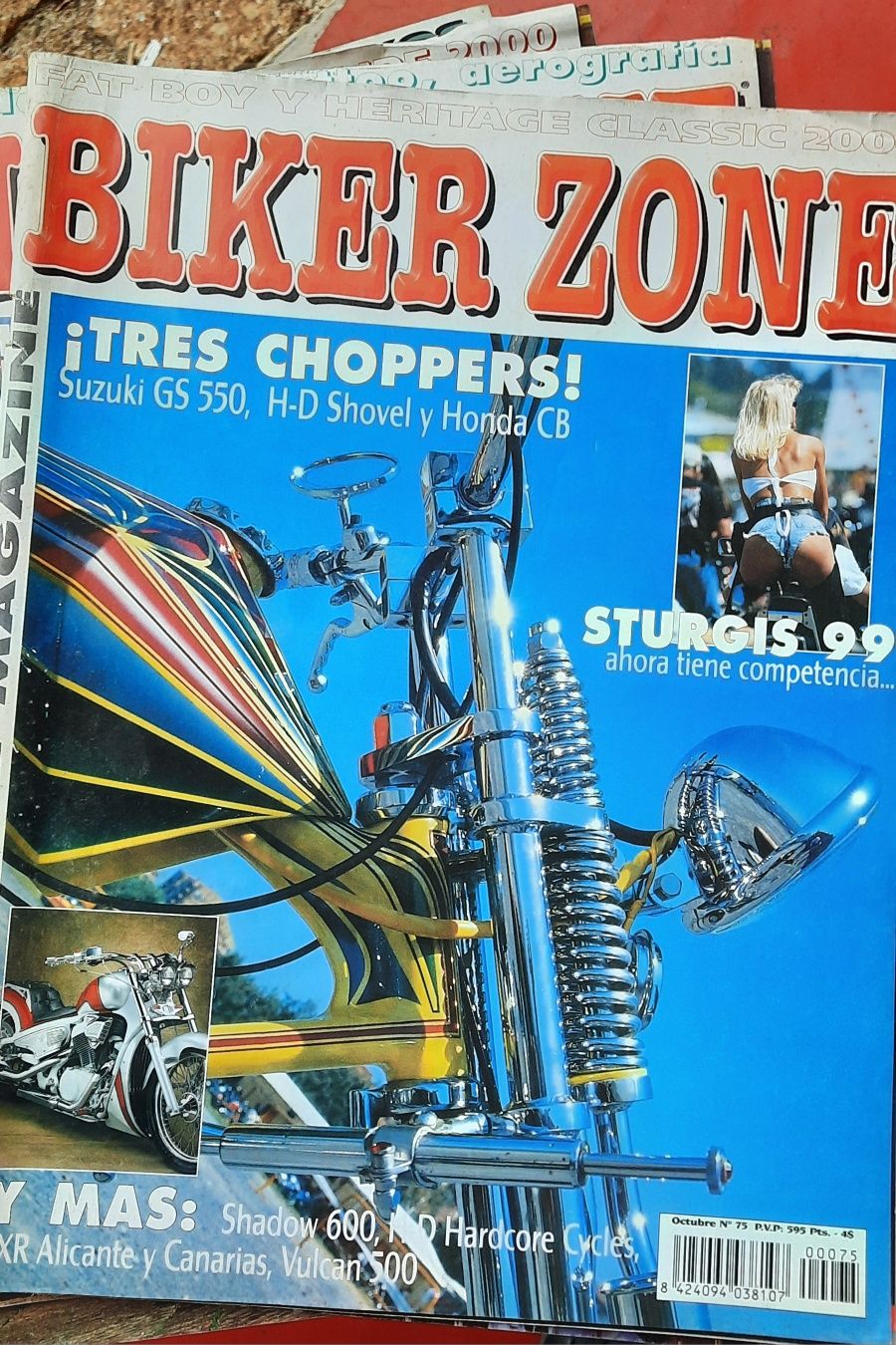 Lote de revistas Biker Zone custom chopper