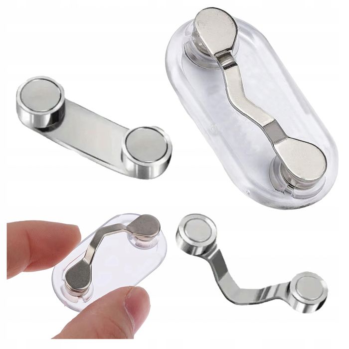 Magnetyczny Uchwyt Na Okulary Klips Do Ubrania Na Słuchawki