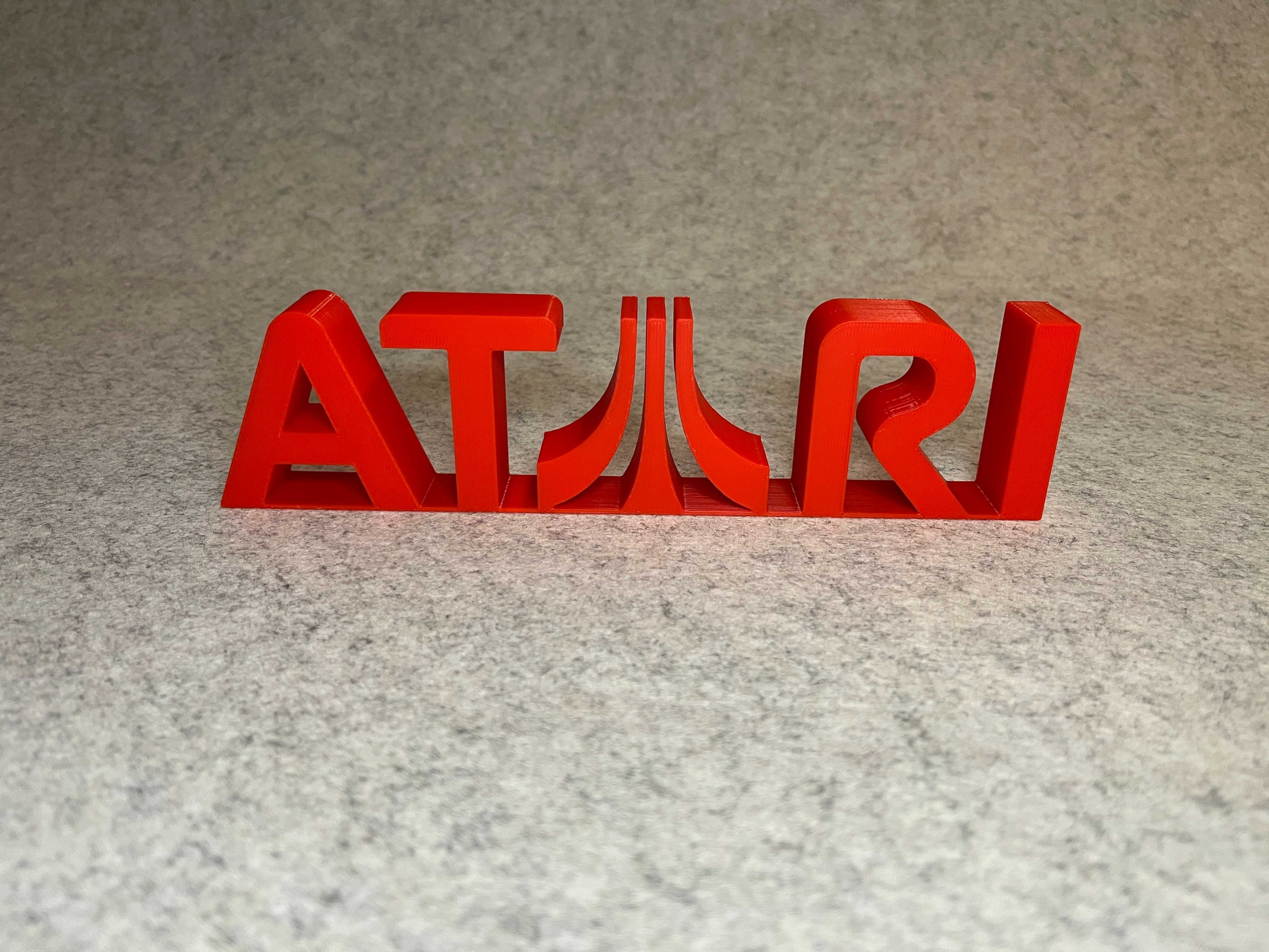 Ozdobna dekoracja logo Atari