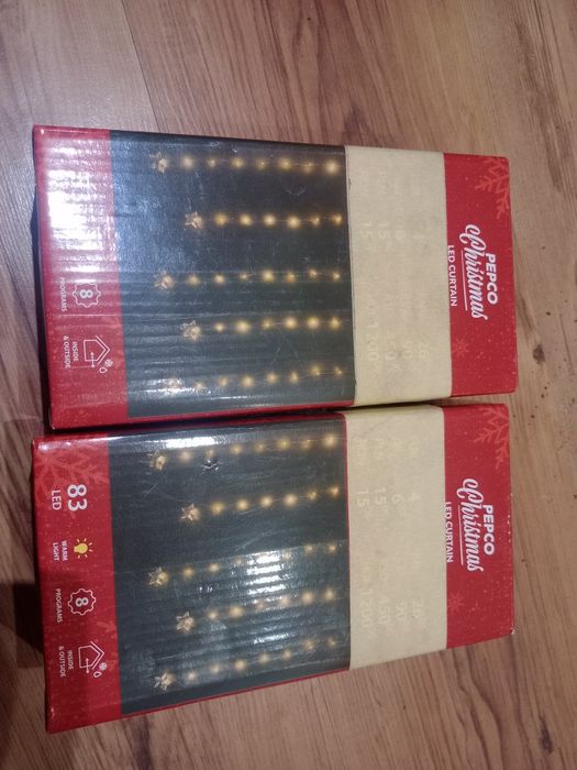 Lampki na baterie kurtyna