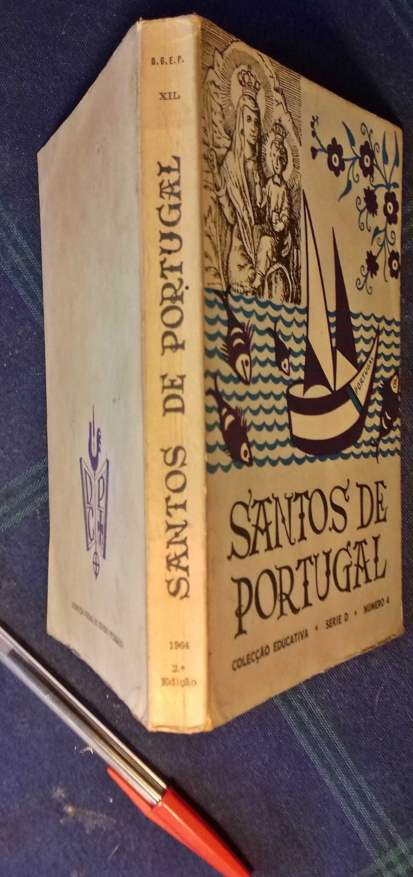 Santos de Portugal. 1964 Dir Geral Ensino Primário RARO Incl portes