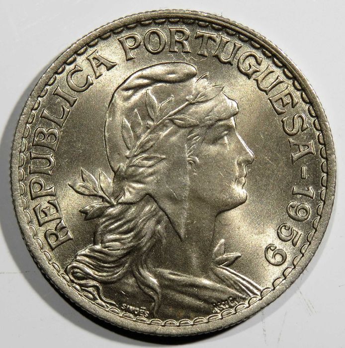 Republica Portuguesa - 1 Escudo 1959 Soberba.