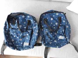 2 Plecaczki dla bliźniaków rodzeństwa matchy matchy do przedszkola
