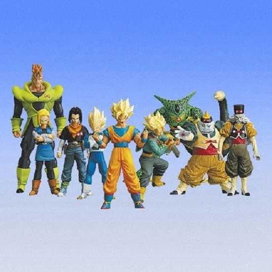 DBZ Soul Of Hyper Figuration Part 4 - Lote Ciborges  9 peças de cor