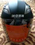 Kask motocyklowy Horn Blenda H-627 czarny mat rozm.S