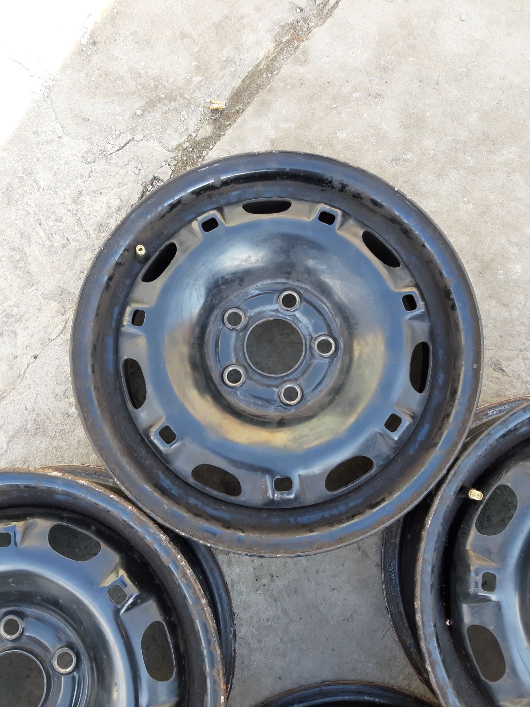 Стальні диски 5/100R14 Оригінал Volkswagen Golf 4 , Polo, Skoda Tur ,