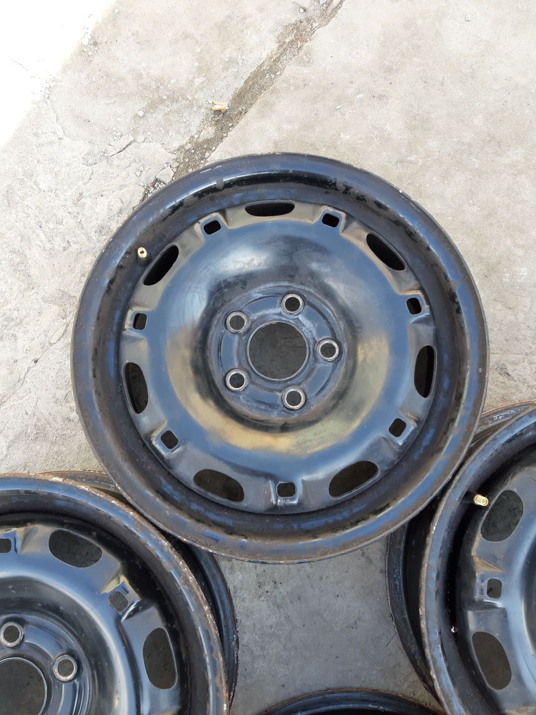 Стальні диски 5/100R14 Оригінал Volkswagen Golf 4 , Polo, Skoda Tur ,