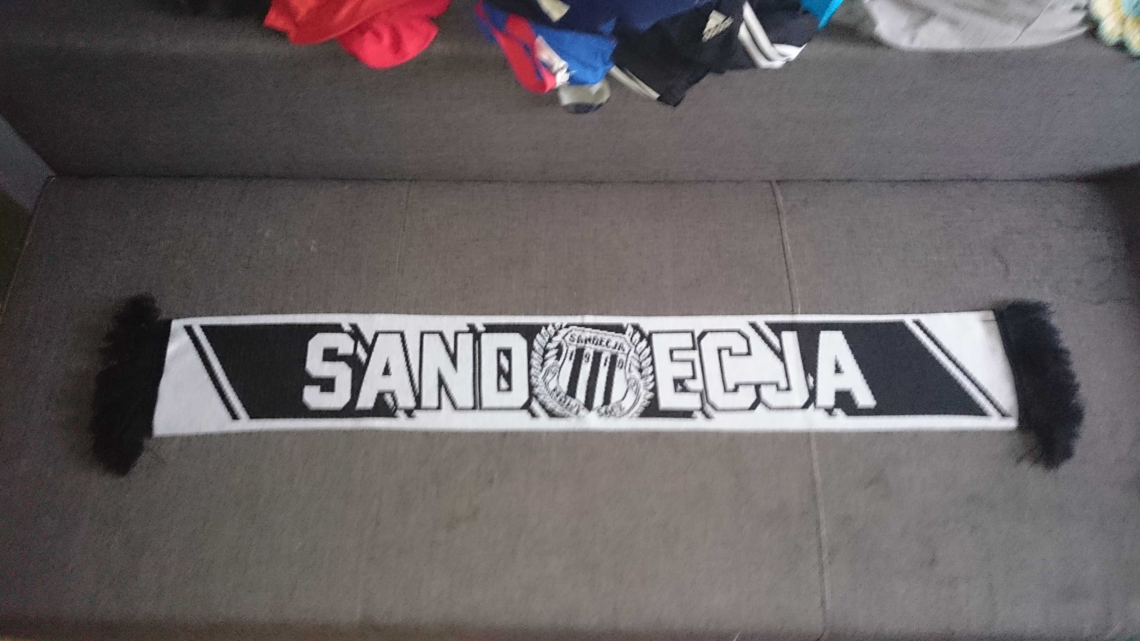 SANDECJA !! Duma Nowego Sącza !! Szalik szal piłkarski sportowy