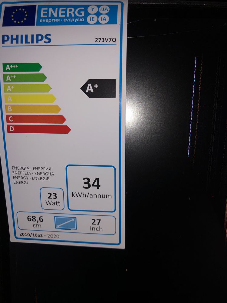 Новый монитор philips 273e7q подставка на запчасти