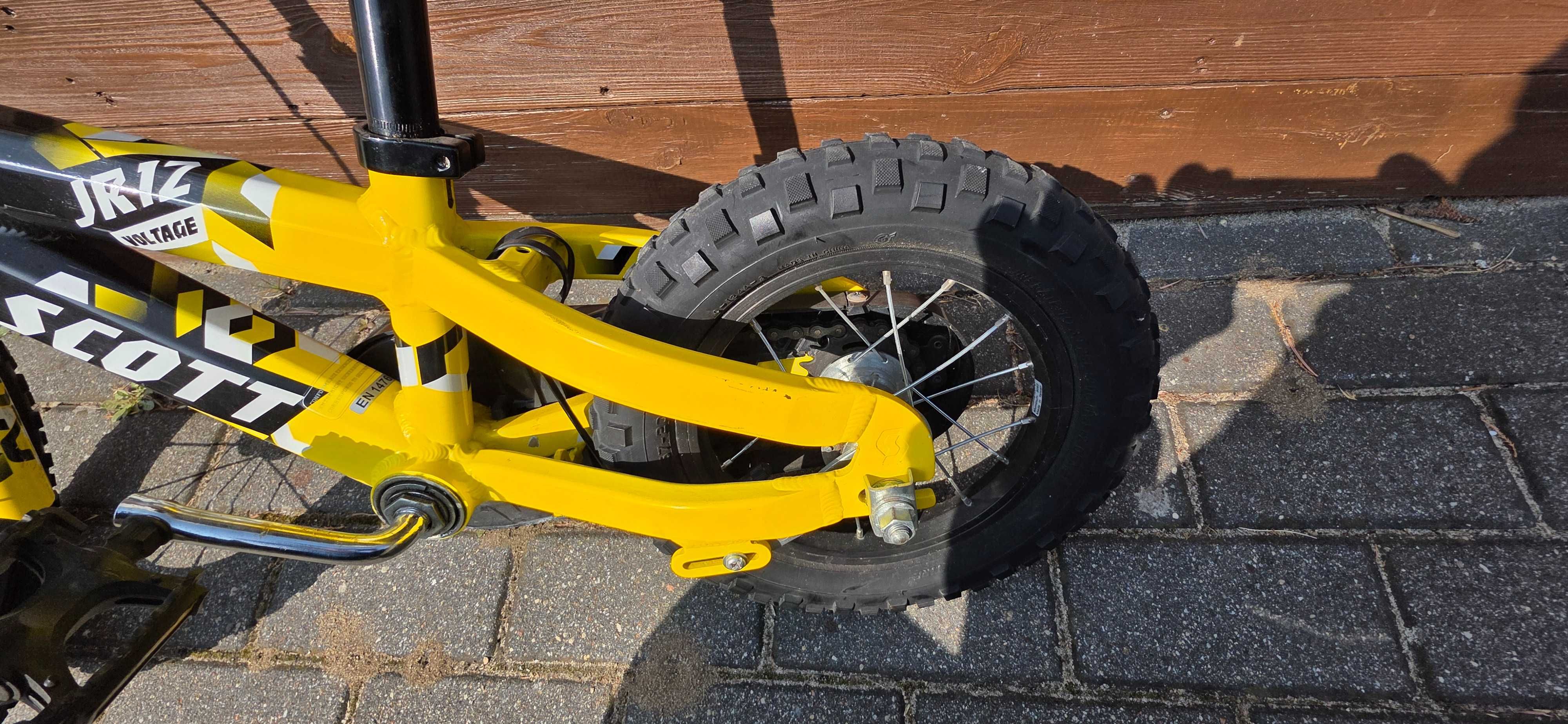 Rower, rowerek Scoot JR 12 Voltage, 12 cali, super stan