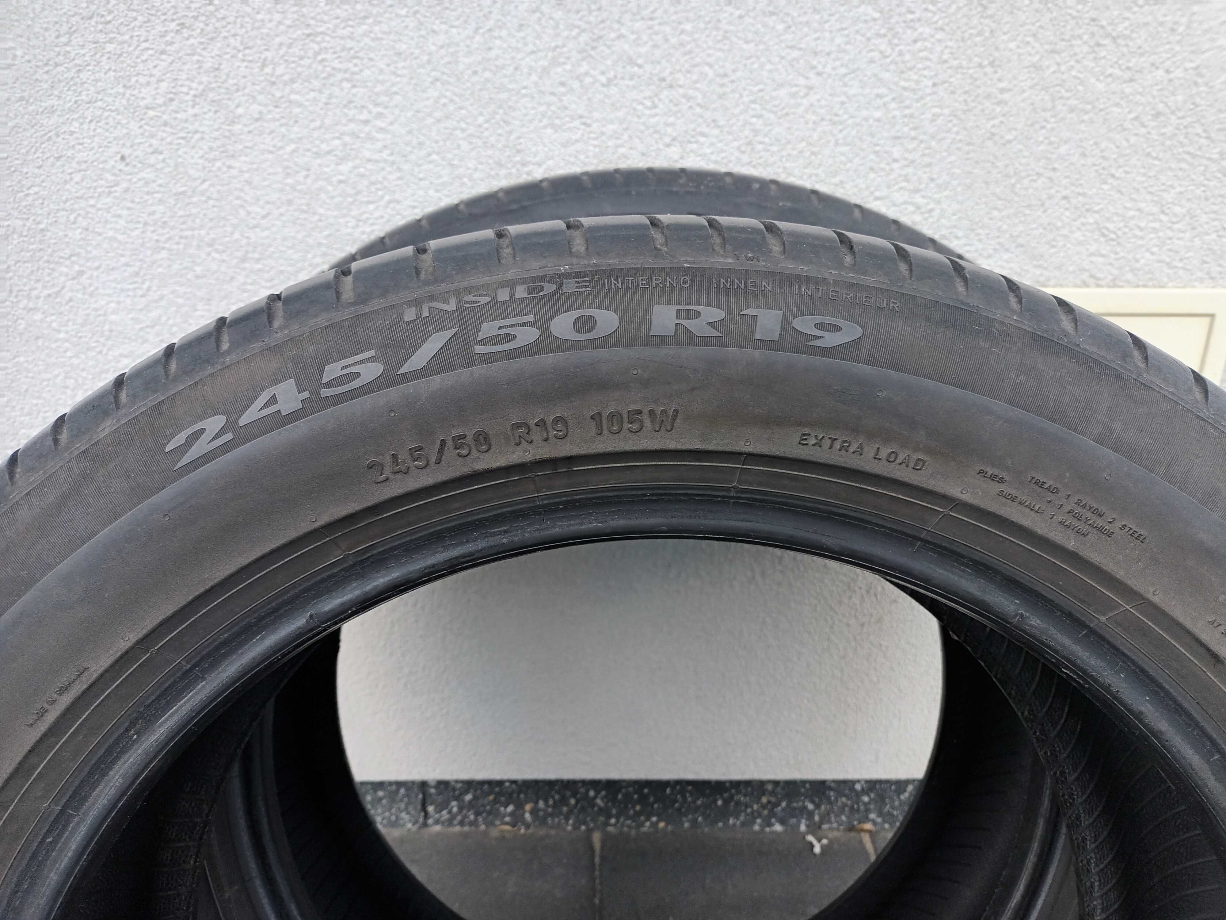 Pirelli cinturato p7  245/50/19  Ran flat