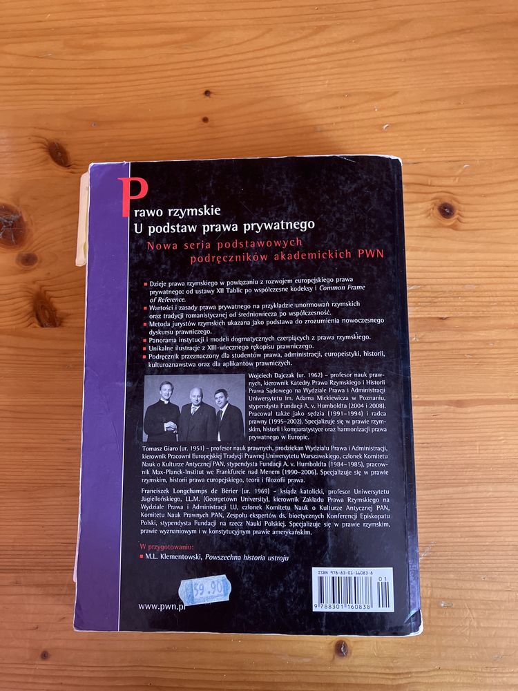 Prawo rzymskie. U podstaw prawa prywatnego. Podręcznik