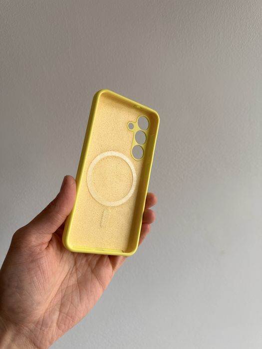Etui silikon 2mm MagSafe żółte do SAMSUNG GALAXY S25