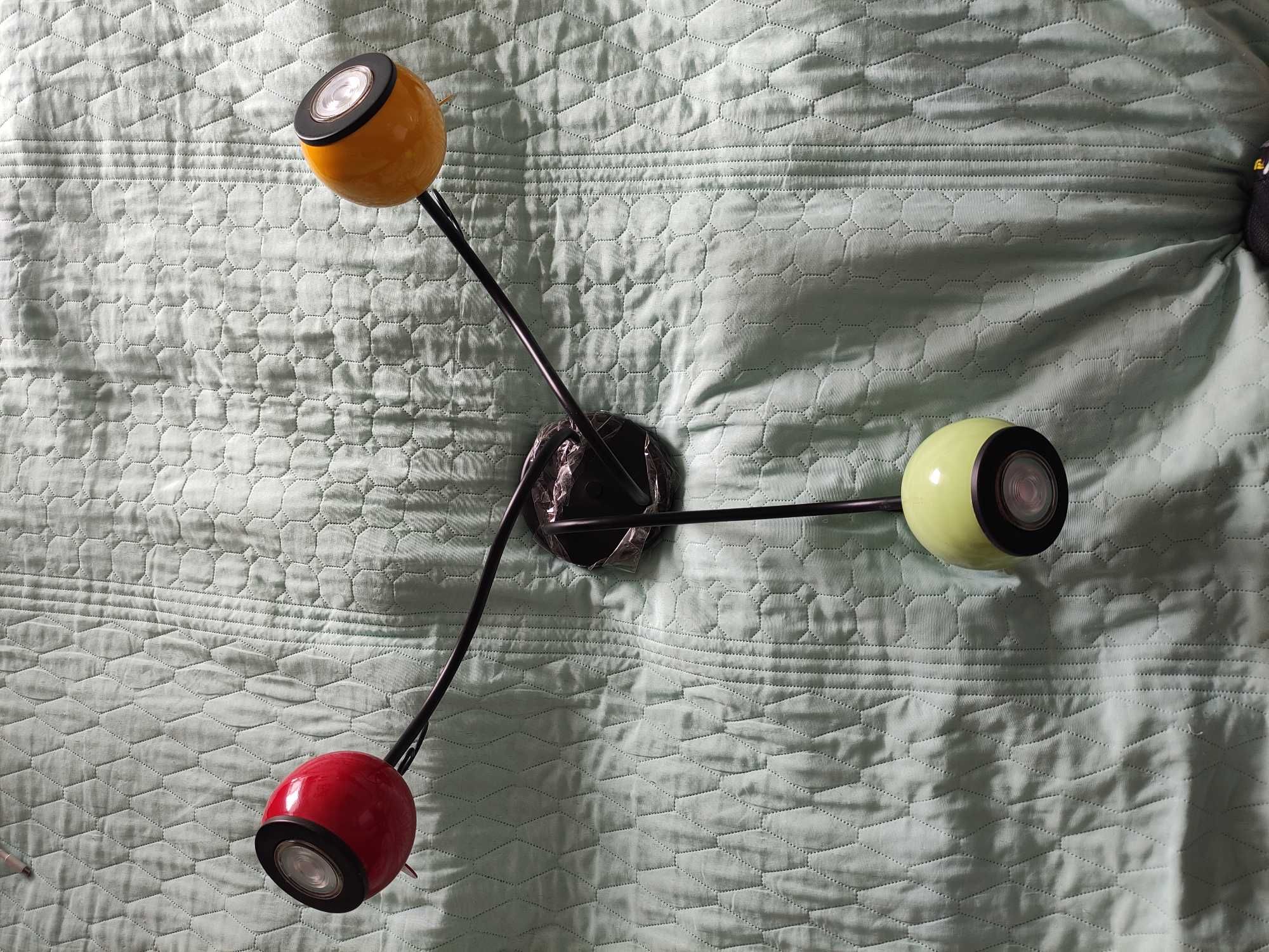 Lampa sufitowa dziecięca kolorowa Plafon Luminex Mouse 7918 - Wawa