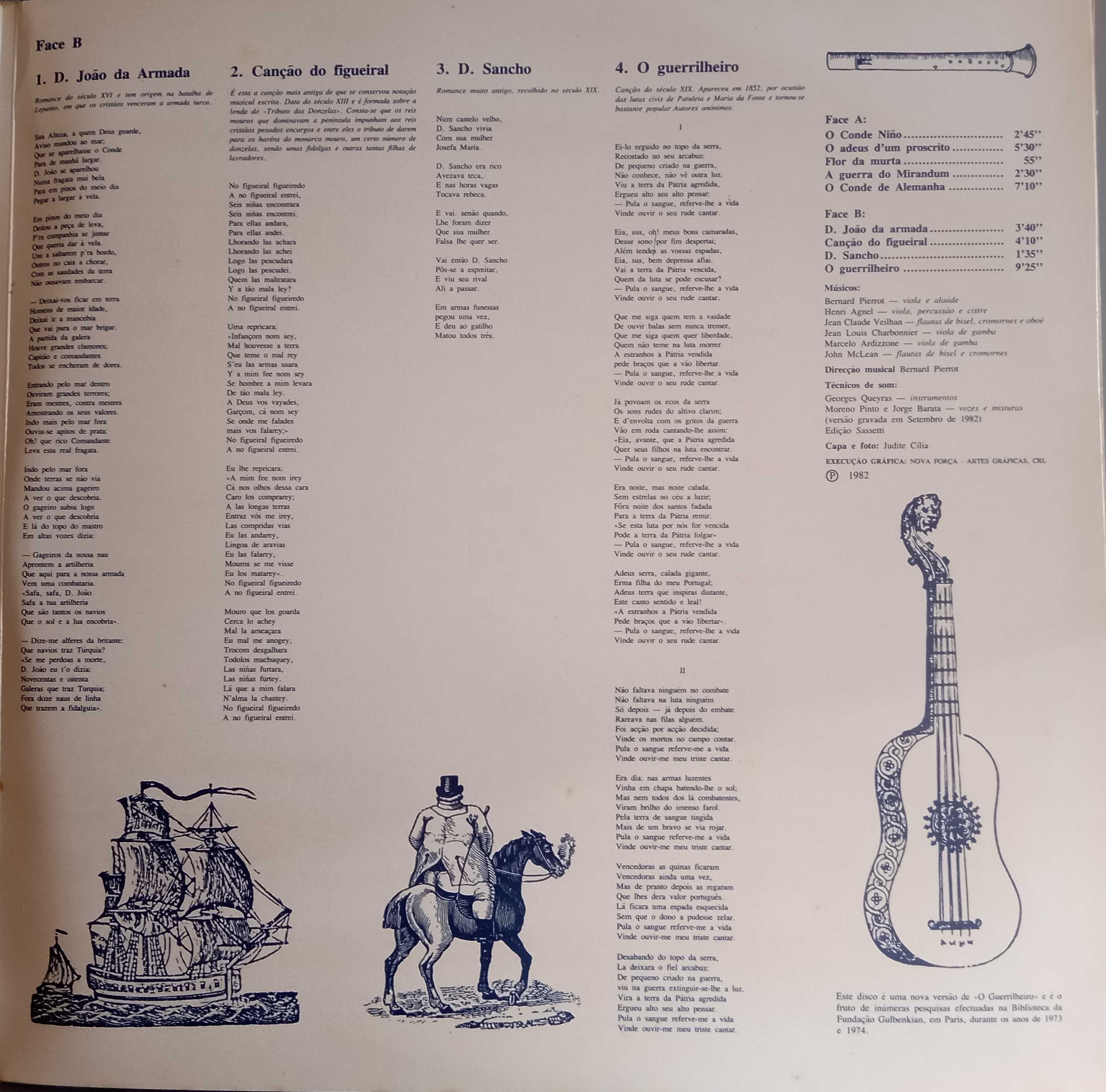 Luís Cília	- - - - -	Cancioneiro	- - - - -	LP