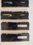 pamięć ram 4 X ddr4 16 gb hyperx fury 2400mhz rgb