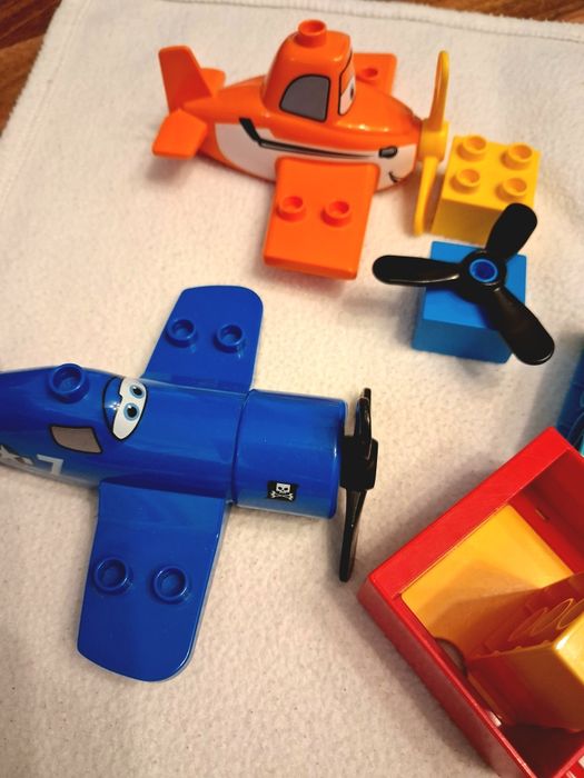 LEGO Duplo Duży zestaw, pociągi, samoloty, figurki